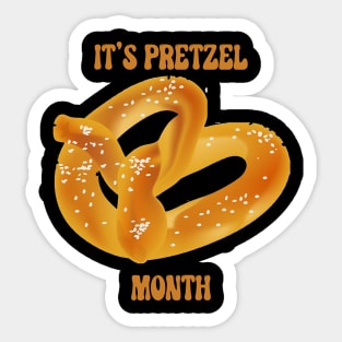 It's Pretzel Month Sticker